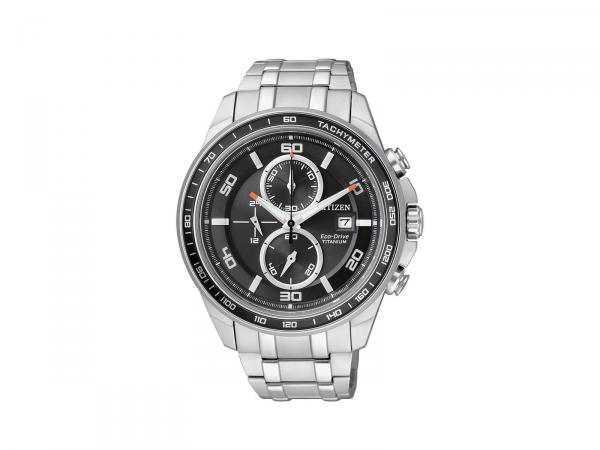 CA0340-55E - Citizen SUPER Titanio Crono 0340-Nero